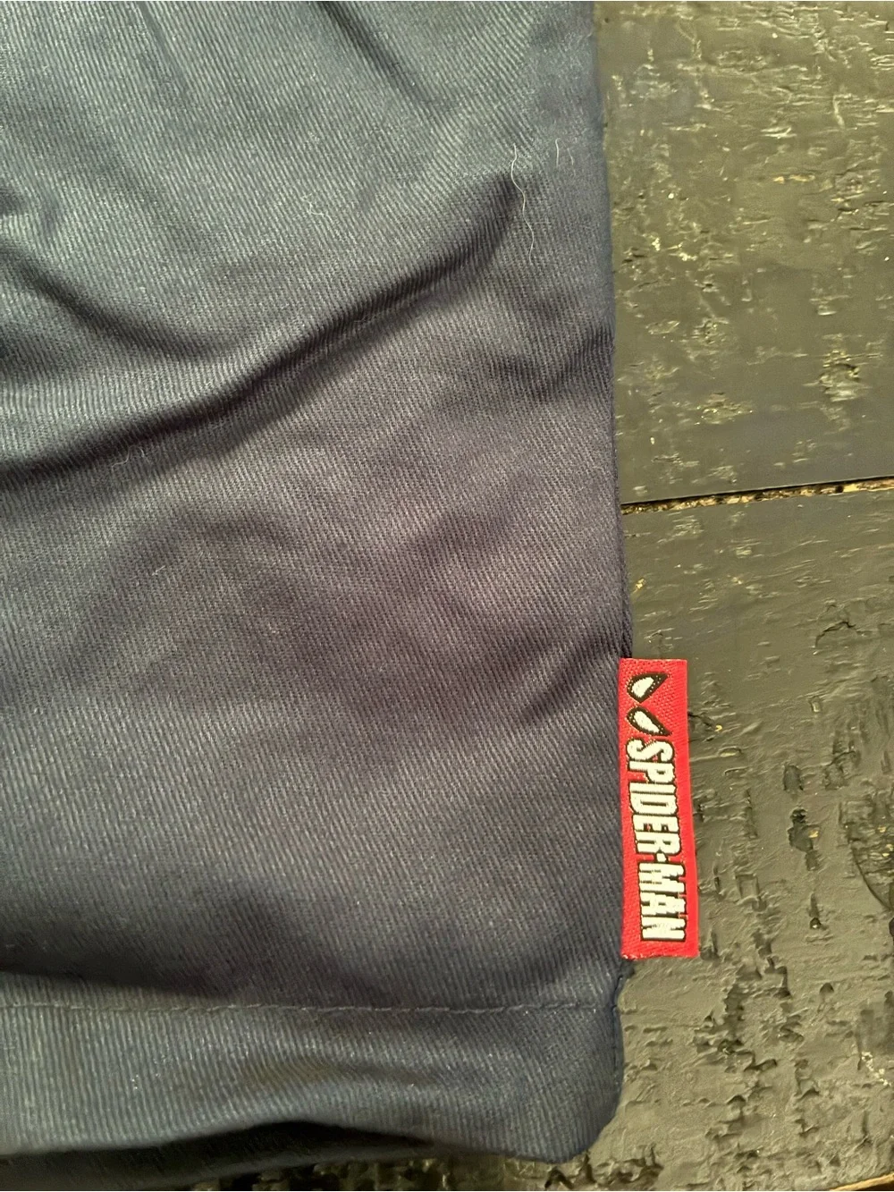 Spider-Man Navy Blue Apparel Tag